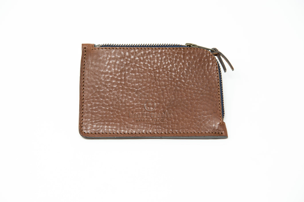 Bleu de Chauffe Zippered Wallet
