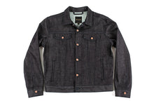 Load image into Gallery viewer, Cornerstone Red Cross Hatch Selvedge Jean Jacket
