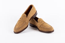 Load image into Gallery viewer, Unlined Penny Loafer - Suede - Handsewn