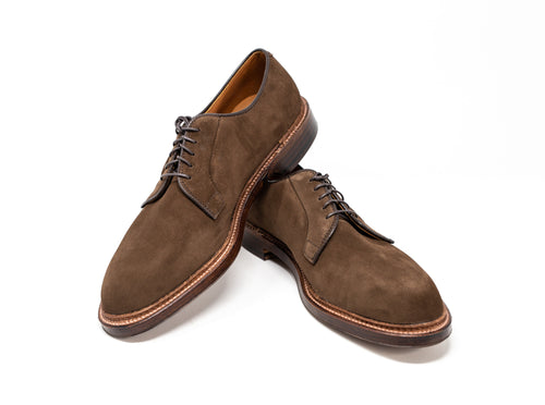 Plain Toe Blucher - Suede